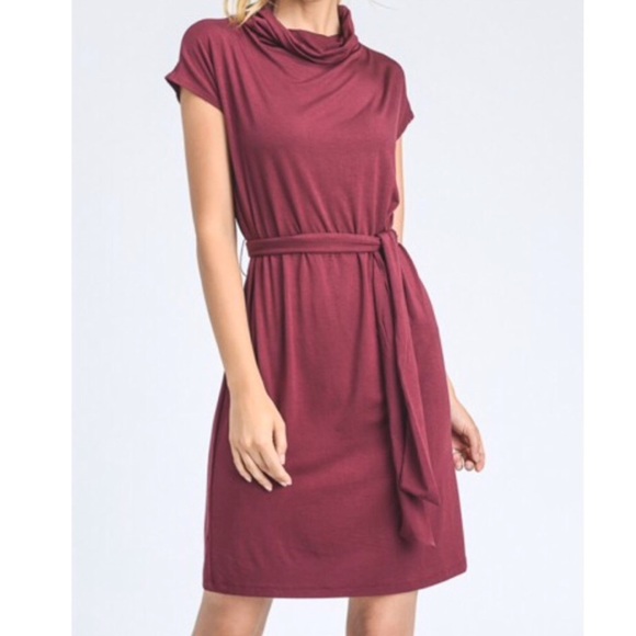 Last One! Mock Neck Modal Dress 2/$20 - Picture 2 of 6